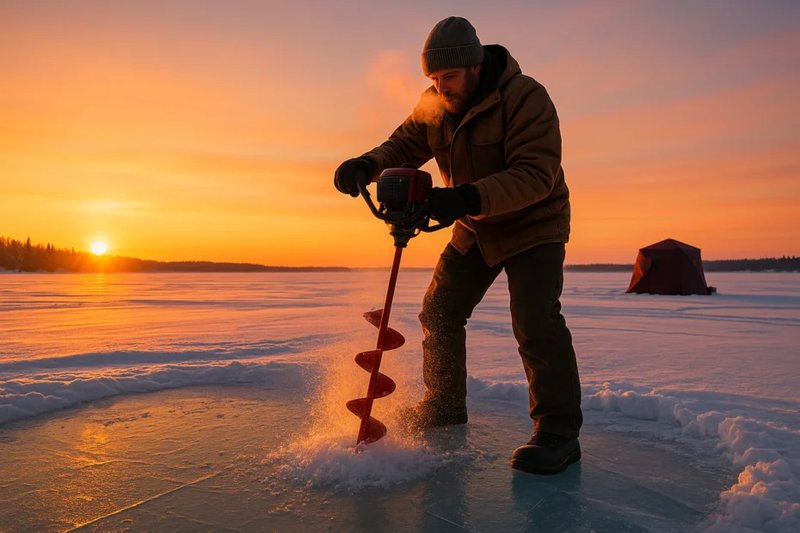 Experience the Thrill of Ice Fishing in the Canadian Winter Wonderland, ice fishing live game